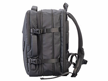 Xcase Handgepäck-Reiserucksack mit Laptopfach und USB-Anschluss