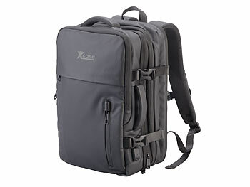 Rucksack: Xcase Handgepäck-Reiserucksack mit Laptopfach und USB-Anschluss