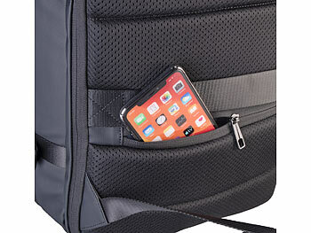 Xcase Handgepäck-Reiserucksack mit Laptopfach und USB-Anschluss