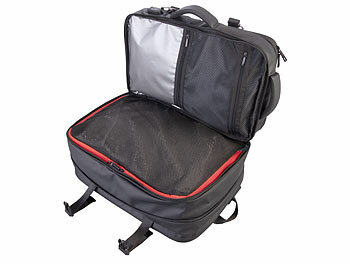Xcase Handgepäck-Reiserucksack mit Laptopfach und USB-Anschluss