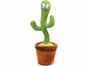 Playtastic 2er-Set singende, nachsprechende & tanzende Kakteen, 2 Modi, Batterie