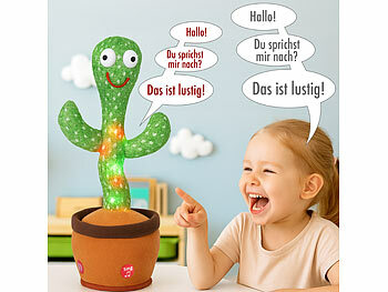 Sprechendes Kaktus-Spielzeug mit Aufnahmefunktion