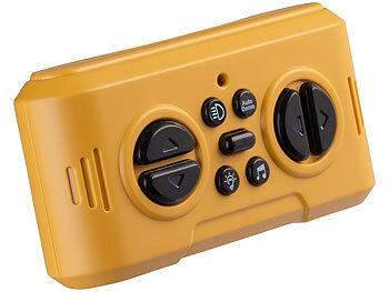 Playtastic Kinder-Spielzeugroboter, ferngesteuert und wiederaufladbar, gelb 