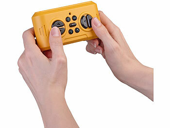 Playtastic Kinder-Spielzeugroboter, ferngesteuert und wiederaufladbar, gelb 