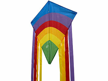 Lenkdrachen mit 2 Leinen und Handgriffen