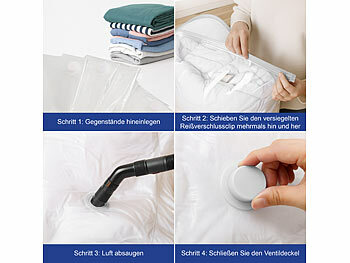 Vakuumbeutel für Kleidung Staubsauger-Kompression Spar Bett Bettzeug 