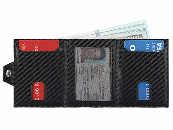 Flaches RFID Portemonnaie für die Hosentasche