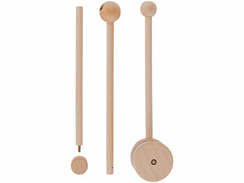 Playtastic Baby-Mobile mit Sternen, Wolken und Schafen &Holz Baby Mobile Halterun 