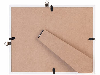 infactory 8in1-3D-Bilderrahmen-Spardose mit Licht, Acrylglas