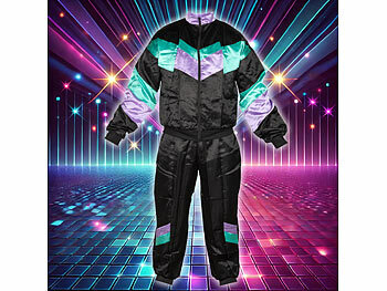 Halloween Kostüme Damen: infactory Karneval- und Faschings-Kostüm 80er-Jahre Trainingsanzug, Größe XL