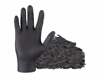 Nitril-Einmal Handschuhe: PEARL 100er-Set Nitril-Einweghandschuhe, puder- & latexfrei, Größe M, EN 455