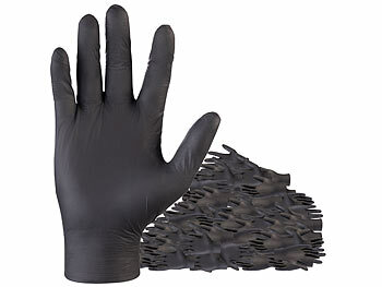 Handschuhe: PEARL 100er-Set Nitril-Einweghandschuhe, puder- & latexfrei, Größe XL, EN455