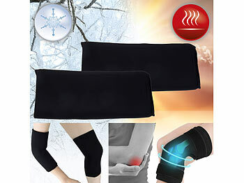 Bandagen Gel: newgen medicals 2er-Set Gelpacks zur Warm- & Kaltanwendung an Knie & Ellbogen, Größe S