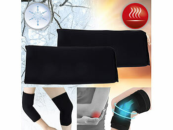 Kühlkompressen Knie: newgen medicals 2er-Set Gelpacks zur Warm- & Kaltanwendung an Knie & Ellbogen, Größe M 