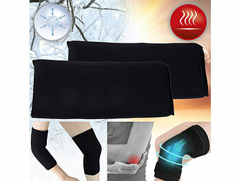 Gelbandage: newgen medicals 2er-Set Gelpacks zur Warm- & Kaltanwendung an Knie & Ellbogen, Größe L