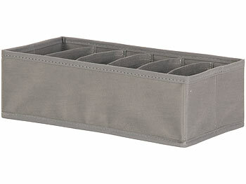 infactory 16er-Set Faltbare Schubladenorganizer-Zellen für Kleidung