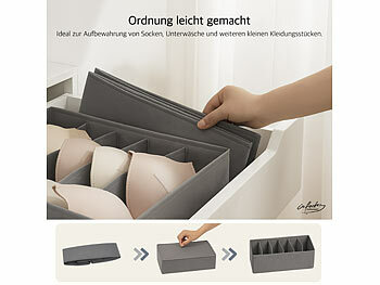 Unterwäsche-Aufbewahrungsboxen
