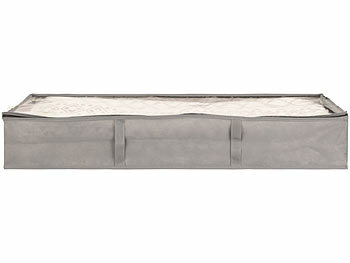 infactory 8er-Set Faltbare Unterbett-Aufbewahrungstaschen mit Tragegriffen, 75 l