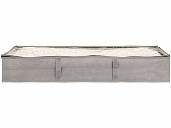 infactory 4er-Set faltbare Unterbett-Aufbewahrungstaschen mit Tragegriffen, 90 l