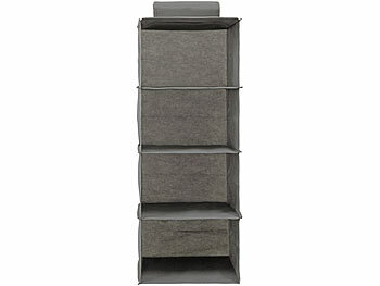 infactory Hängeorganizer für Kleiderschrank mit 4 Fächern