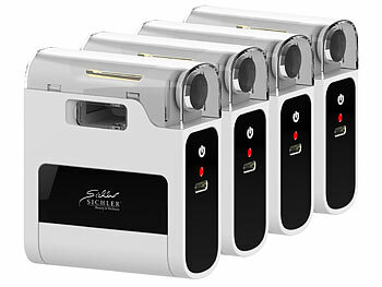 Nagelknipser für Baby: Sichler Beauty 4er-Set elektrische 2in1-Akku-Nagelknipser & -polierer