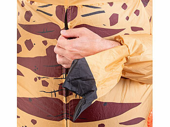 Playtastic Aufblasbares T-Rex-Kostüm für Erwachsene, 150 - 190 cm Körpergröße 