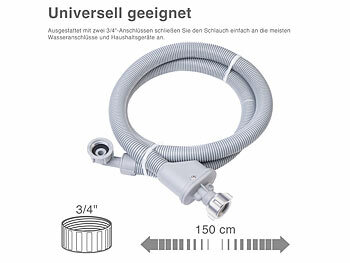 Ablaufschläuche Waschmaschine