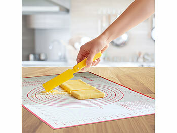 Silikon-Backmatte mit Markierungen