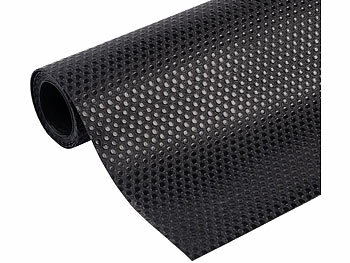 Rosenstein & Söhne 2er-Set Schubladen-Antirutschmatte,lebensmittelecht,30x150cm,schwarz