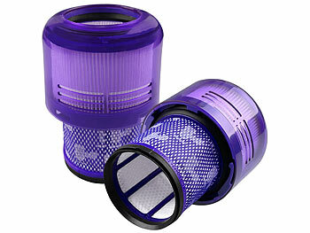 HEPA Filter Staubsauger: Sichler 2er-Set HEPA-Filter für Dyson V11-Modelle, waschbar, Reinigungsbürste