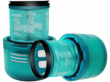 Sichler 4er-Set HEPA-Filter für Dyson V15-Modelle, waschbar, Reinigungsbürste