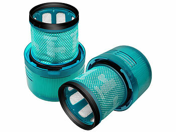 Sichler 4er-Set HEPA-Filter für Dyson V15-Modelle, waschbar, Reinigungsbürste