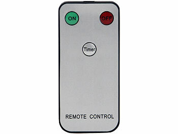 Lunartec 24er-Set LED-Akku-Teelichter mit USB-Ladestation, Fernbedienung, Timer