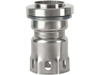 Rosenstein & Söhne 2er-Set Edelstahl-Küchenarmaturen, flexibel, 360°, Niederdruck,schwarz 