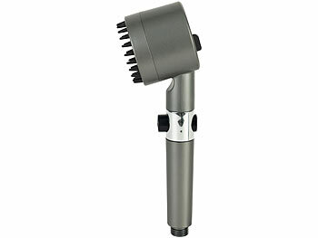 Silikon-Massagebürste Duschkopf mit 4 Strahlarten und Filter