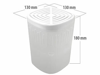 Sichler Wiederbefüllbarer Luftentfeuchter mit 3 Granulatblöcken, bis zu 2 l