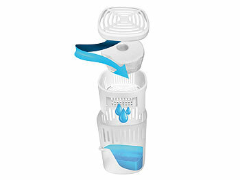 Sichler Wiederbefüllbarer Luftentfeuchter mit 3 Granulatblöcken, bis zu 2 l