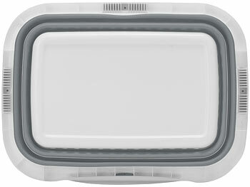 zusammenklappbarer Wäschekorb mit hygienischer Belüftung