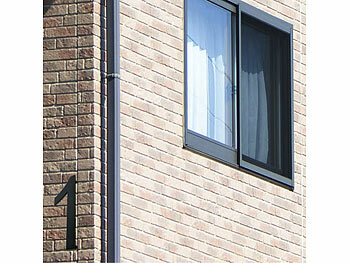 PEARL Hausnummer aus Metall, Nummer 1, 200 x 80 x 2 mm, schwarz
