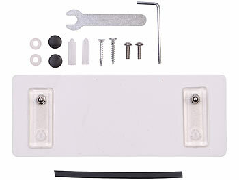 infactory Toilettenpapierhalterung mit Feuchttücherbox, ohne Bohren, zum Kleben