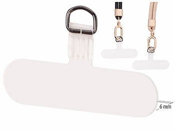 St. Leonhard 2er-Set Handyketten, 160cm, Bänder gold & schwarz, Metallteile golden