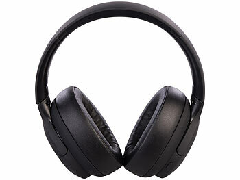 auvisio Faltbarer Reise Over-Ear-Kopfhörer mit Akku, ANC, BT 5.3 & Mikro
