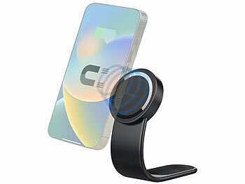 Handyhalter Autos: Callstel Flexible Kfz-Handyhalterung für Armaturenbrett, MagSafe, inkl. Magnet