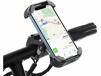 UPPEL Supporto Telefono Per Bici Girevole 360° - Universale, Antishock, Manubrio 17-33 Mm