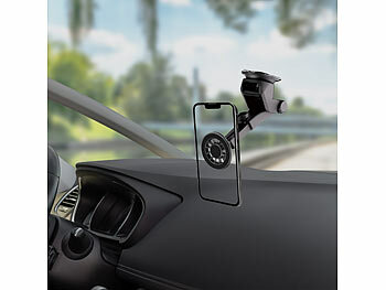 Magnetische Handyhalterung mit Saugnapf für die Windschutzscheibe 