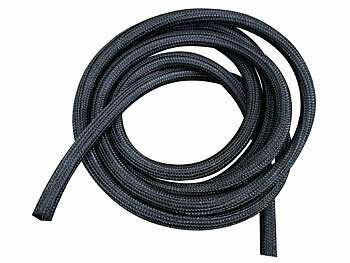 Callstel 4er-Set selbstschließende gewebte Kabelschläuche, zuschneidbar, 3 m