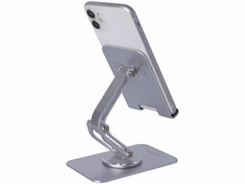 PEARL Verstellbarer Tablet- und Smartphone-Arm, 3 Achsen