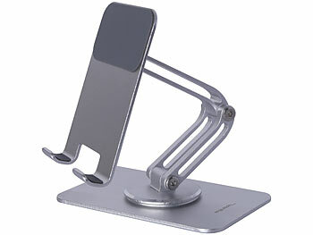PEARL Verstellbarer Tablet- und Smartphone-Arm, 3 Achsen