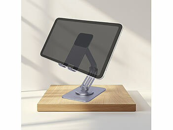 PEARL Verstellbarer Tablet- und Smartphone-Arm, 3 Achsen