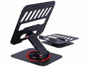 PEARL 4er set Faltbarer Tablet und Smartphone Ständer, 2 Achsenhöhen XXXXX